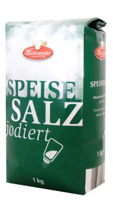 12x1 kg Bt. KM Speisesalz jodiert FRIE 511012