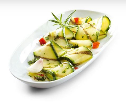 Gegrillte Zucchini KUGLER 1,4 kg Schale (EW 1,0 kg)