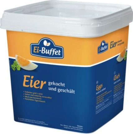 60 Stück Eimer Ei-Buffet Eier gekocht & geschält