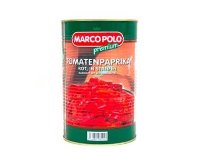 4250 ml Ds. Tomatenpaprika rot in Streifen EW 2000 g