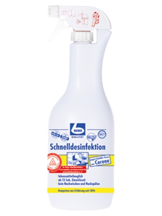1 Lt. Fl. Schnelldesinfektion DRB 1451000 Sprühflasche