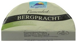 24x62,5 g Halbmond-Camembert 30% Bergpracht
