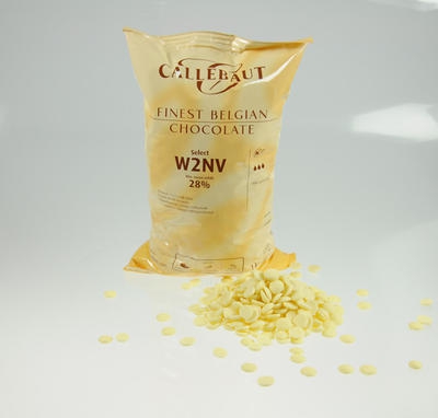 2,5 kg Bt. Weiße Kuvertüre Tropfen "Callebaut Callets"