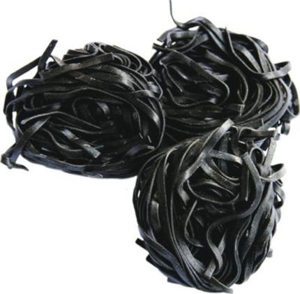 500 g Pa. Tagliarini schwarz (frische Bandnudeln, 4 mm breit)