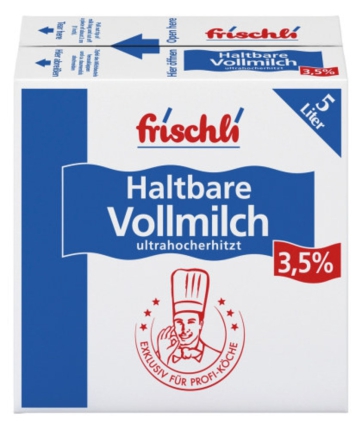 5 Lt. Bt. H-Milch 3,5%, im Karton