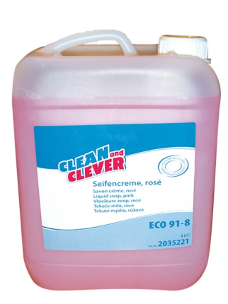 5 Lt. Ka. "Clean and Clever" Seifencreme, rosé