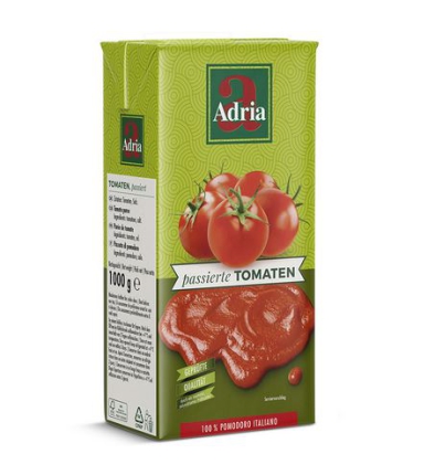 12x1000 g Pa. Passierte Tomaten (Passata di Pomodoro) "ADRIA"