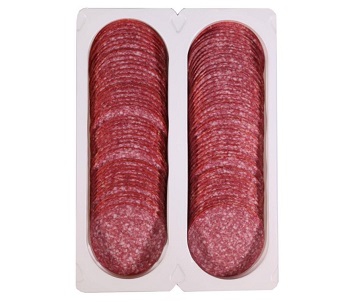 Pizza-Salami Kal. 60 GESCHNITTEN Packung ca. 1 kg, ca. 200 Scheiben