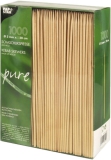 1000 Stück Pa. Schaschlikspieße Holz rd. 3 mm L 20 cm PS 16624