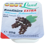 100x25 g Schwarze Johannisbeere Konfitüre OBSTLAND