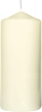 10x1 Stück Stumpenkerzen cream 150x80 mm DUNI 148482
