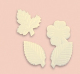 600 g Kt. Weiße Schokoladen-Dekorblätter Schwartau