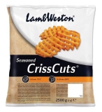 TK 2,5 kg Bt. Original Seasoned Criss Cuts Skin on LAMB WESTON