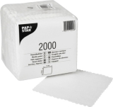 2000 Stück Dessert-Deckchen weiß 17x17 cm PS 12256 lizenziert