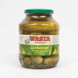 6x1700 ml Gl. Gurkentopf WASTA