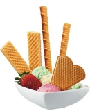 200 Stück Herzfächerwaffeln 4er Teilung Stenger/SB