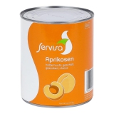 1/1 Ds. Aprikosen 1/2 Frucht geschält, leicht gezuckert