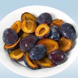 2,5 kg Bt. Pflaumen Stanley handhalbiert ohne Stein TK