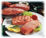 2 kg Kt. Lachsfilet ohne Haut TK ca. 200 g SB Superior