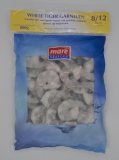 1 kg Bt. White Tiger geschält TK entdärmt roh ohne Kopf 8/12er IQF