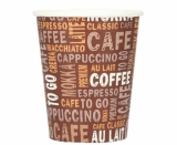 50 Kaffeebecher Cafe to go 200 ccm Pappe Ø 80 mm (passender